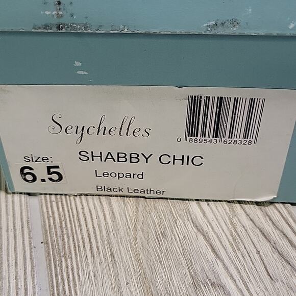 Seychelles Shabby Chic Leopard Heeled Sandals Womens Size 6.5 NEW - Picture 14 of 15